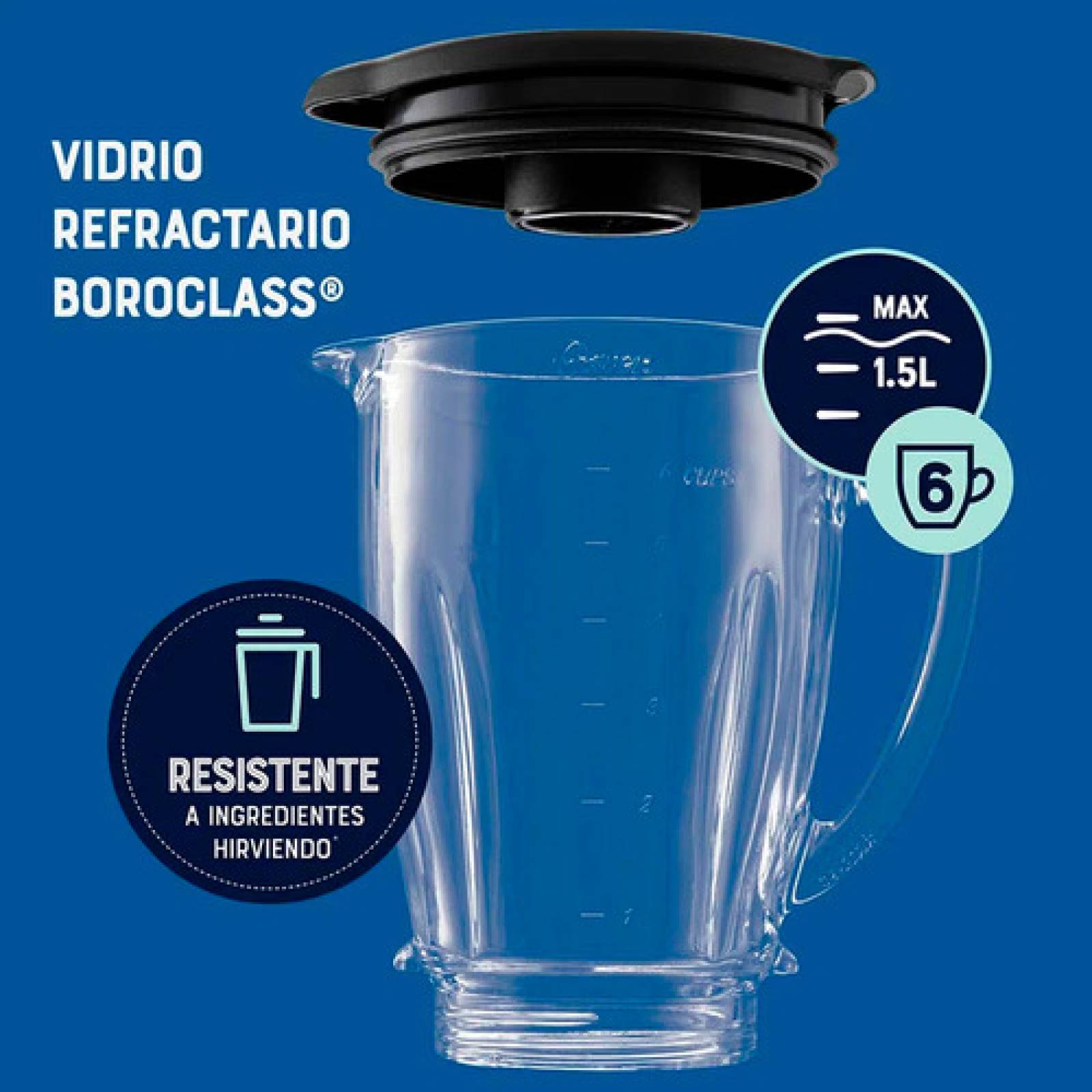 Licuadora Oster Reversible Vaso Vidrio 1 5l 3 Vel 700w Roja