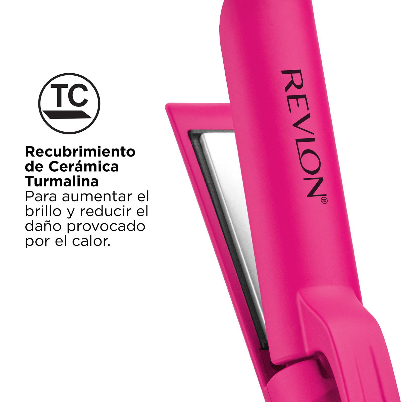 Revlon Alaciadora de Cerámica Inalámbrica USB Rosa