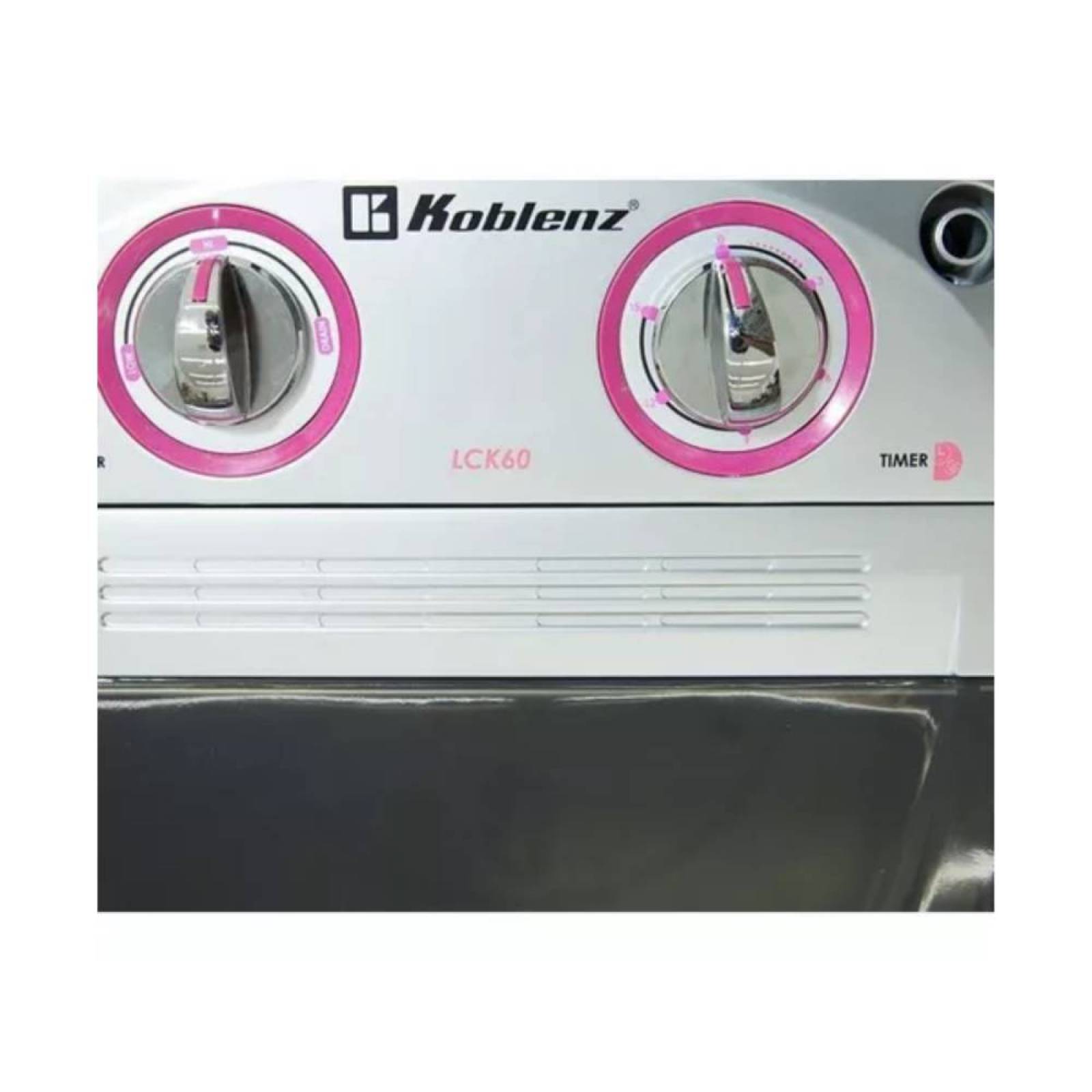 Lavadora 6 Kg Gabinete Plástico Gris LCK-60 Koblenz