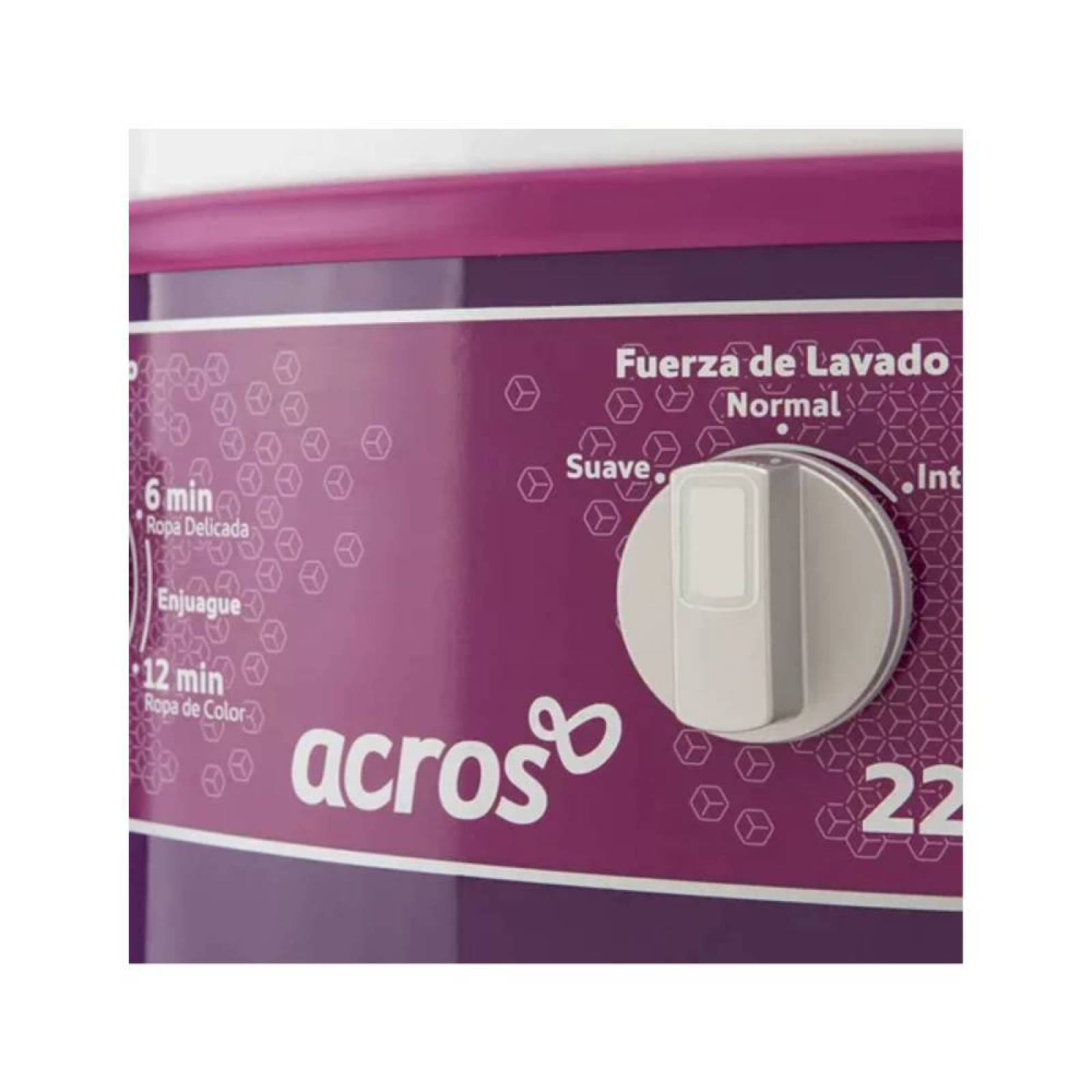 Lavadora Acros 22kg Alf-2253Em Morada 1 Tina 3 Fuerzas