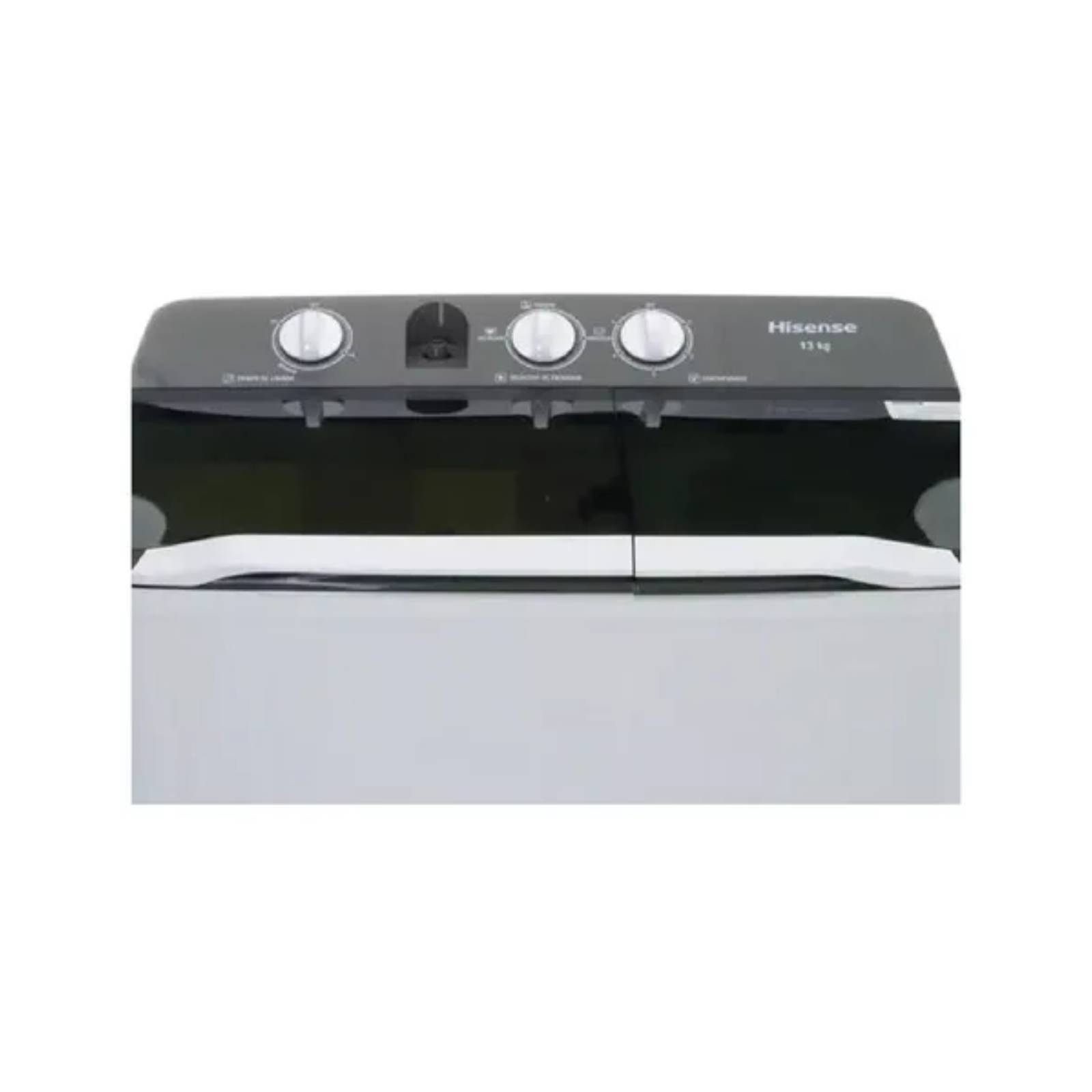 LAVADORA DE 13 KG COLOR BLANCA, DOBLE TINA MARCA HISENSE