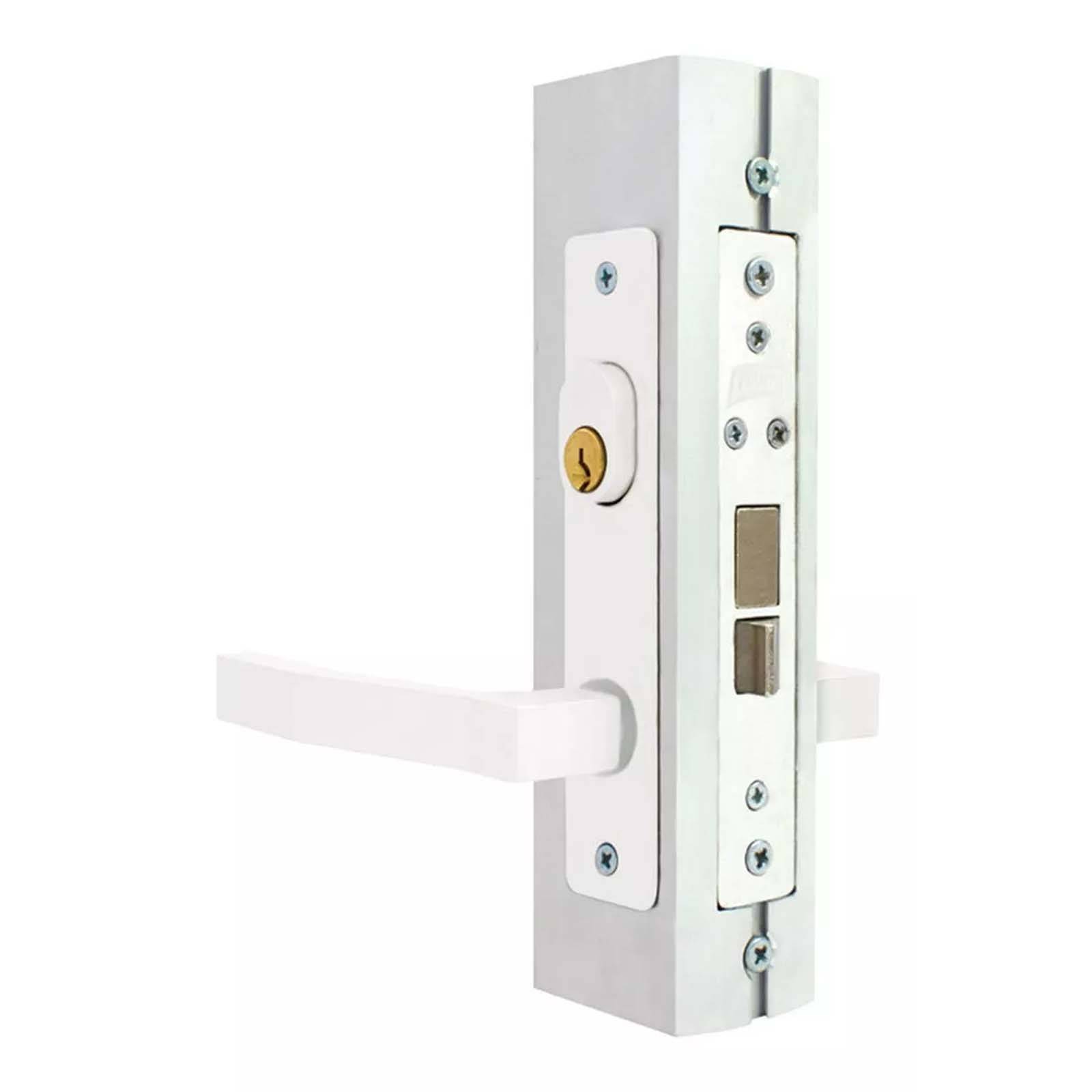 Cerradura puerta residencial aluminio blanco 550 Phillips