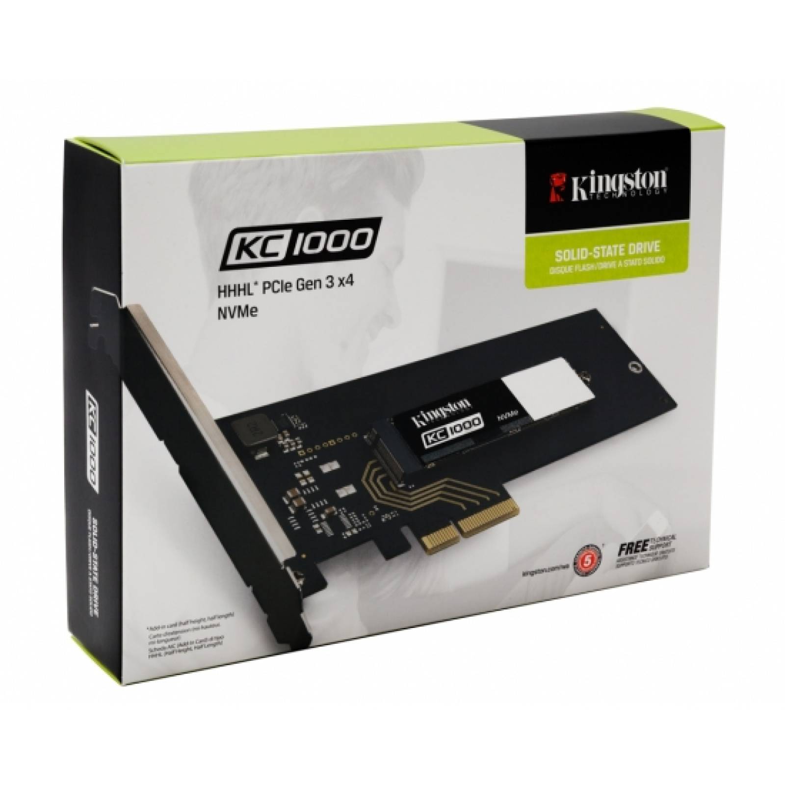 Memoria Unidad De Estado Solido 960G SKC1000H Kingston