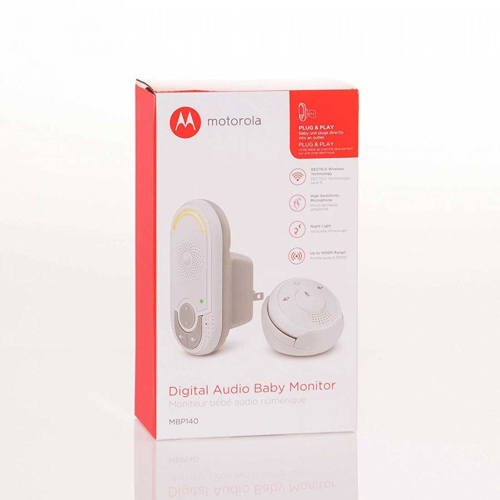 Monitor Bebes Motorola Mbp140 Blanco A Movil