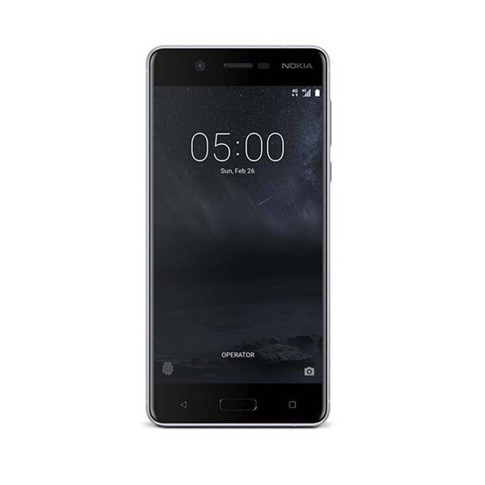Nokia Smartphone 5 Dual TA1044 5.2 2GB RAM Android 7.1.1 Plata