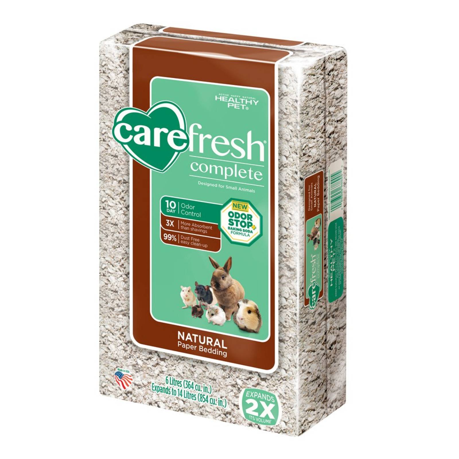 Roedores Sustrato Carefresh Complete Nat. Absorbe 6 L