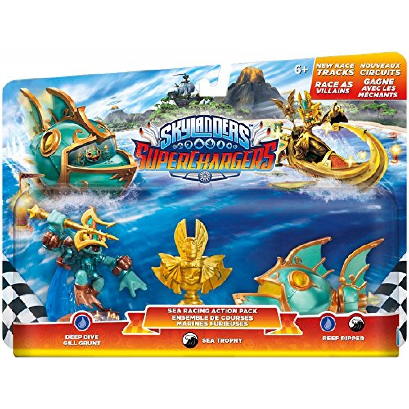 Set Figura Skylanders Superchargers Racing Sea Activision