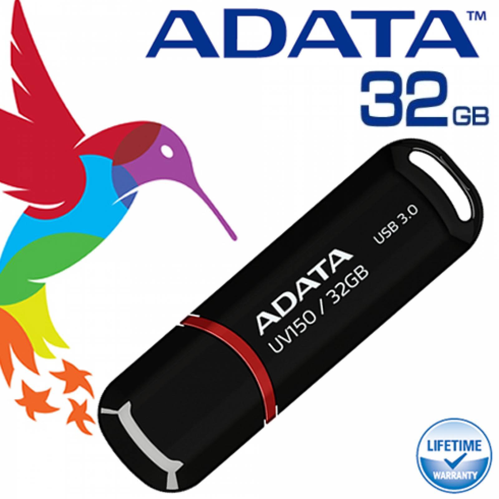 Memoria Usb Adata DashDrive UV150 32GB USB 3.0 Negro