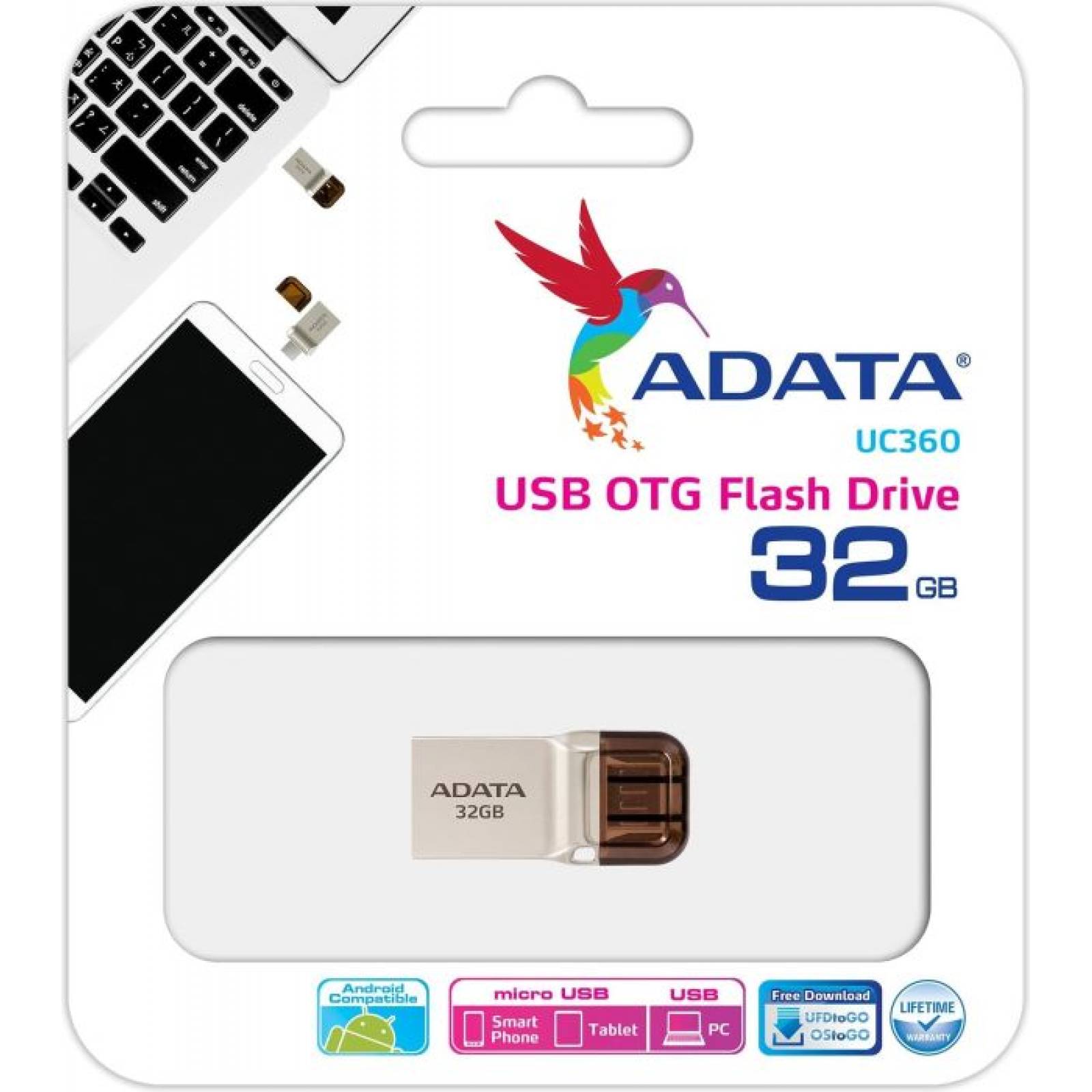 Memoria USB Adata UC360 32GB USB 3.0 Oro