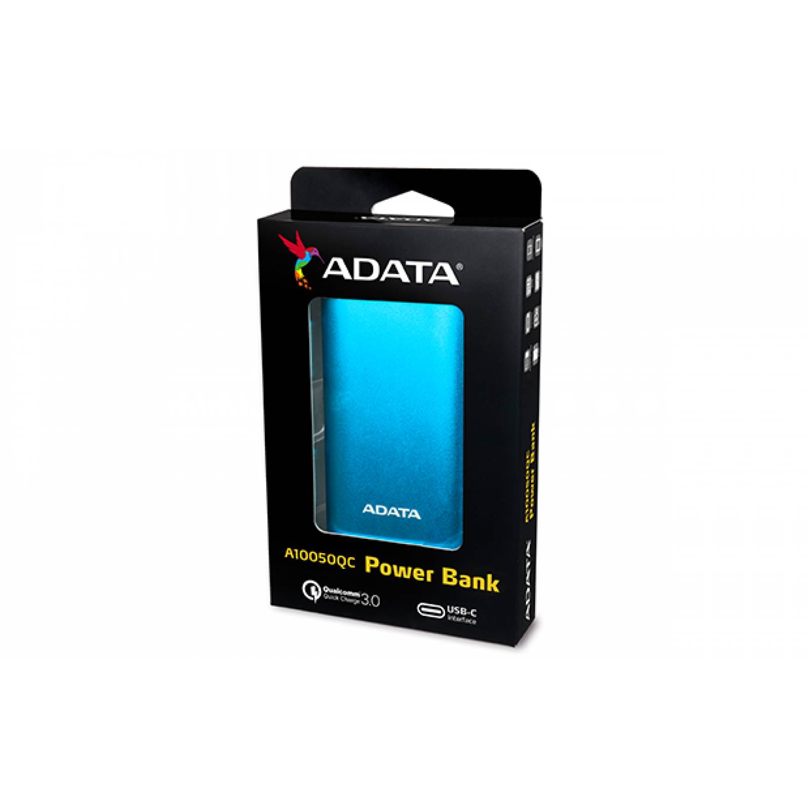 Power Bank Fast USB Smartphone / Tablet A10050QC Azul Adata