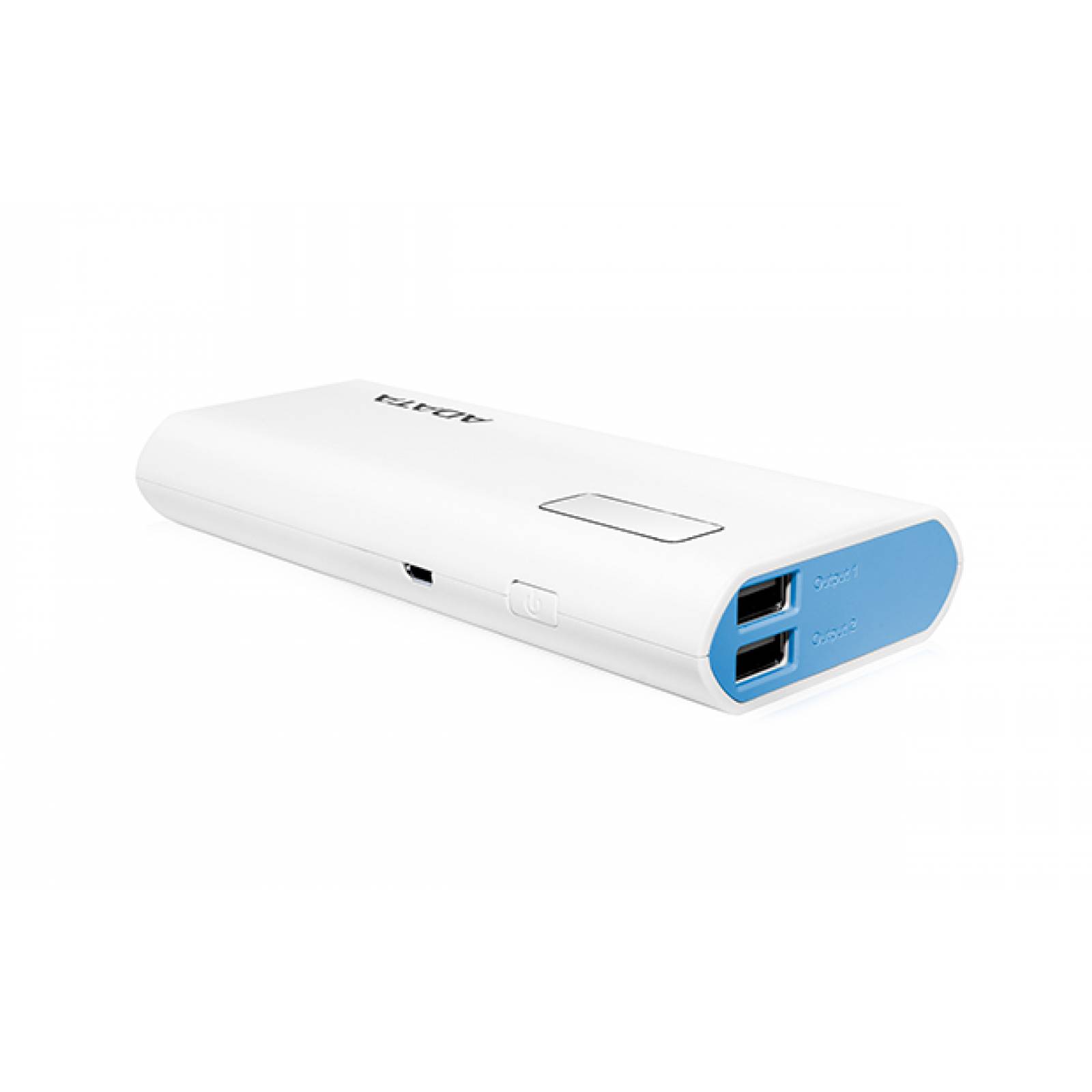 Power Bank Portatil USB P12500D Blanco Linterna LED Adata