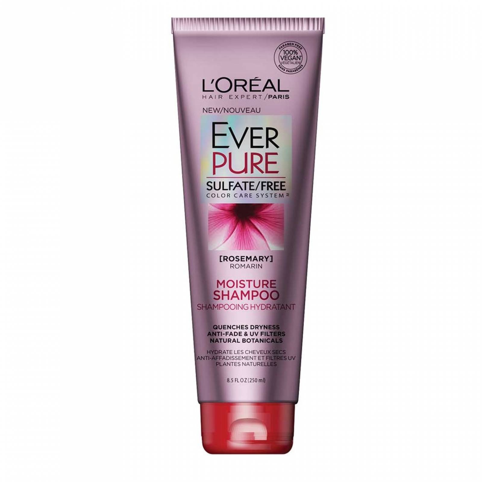 Shampoo Cabello Teñido Loreal Ever Pure Moisture 250 ml