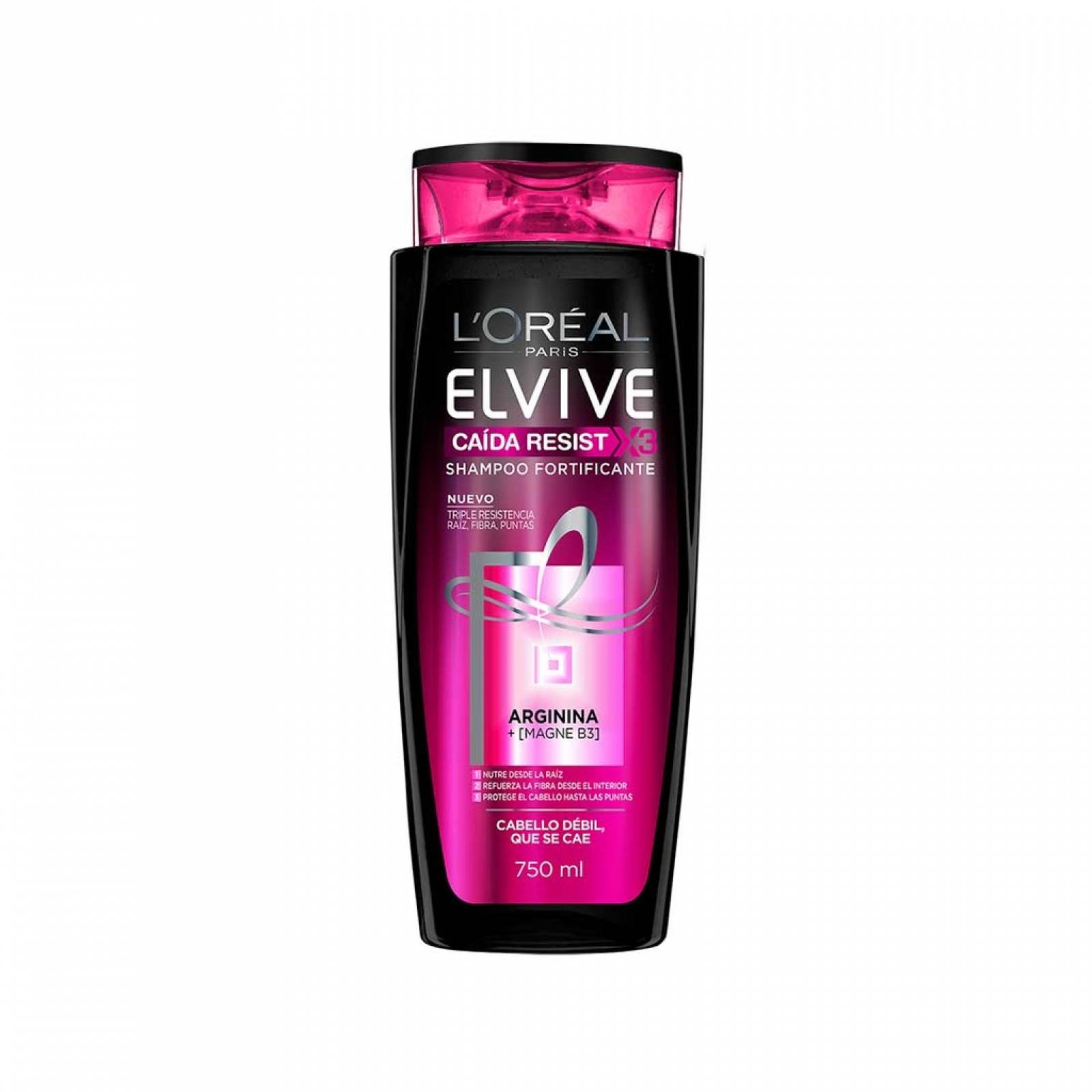 Shampoo Loreal Elvive Caida Resist x3 750 ml