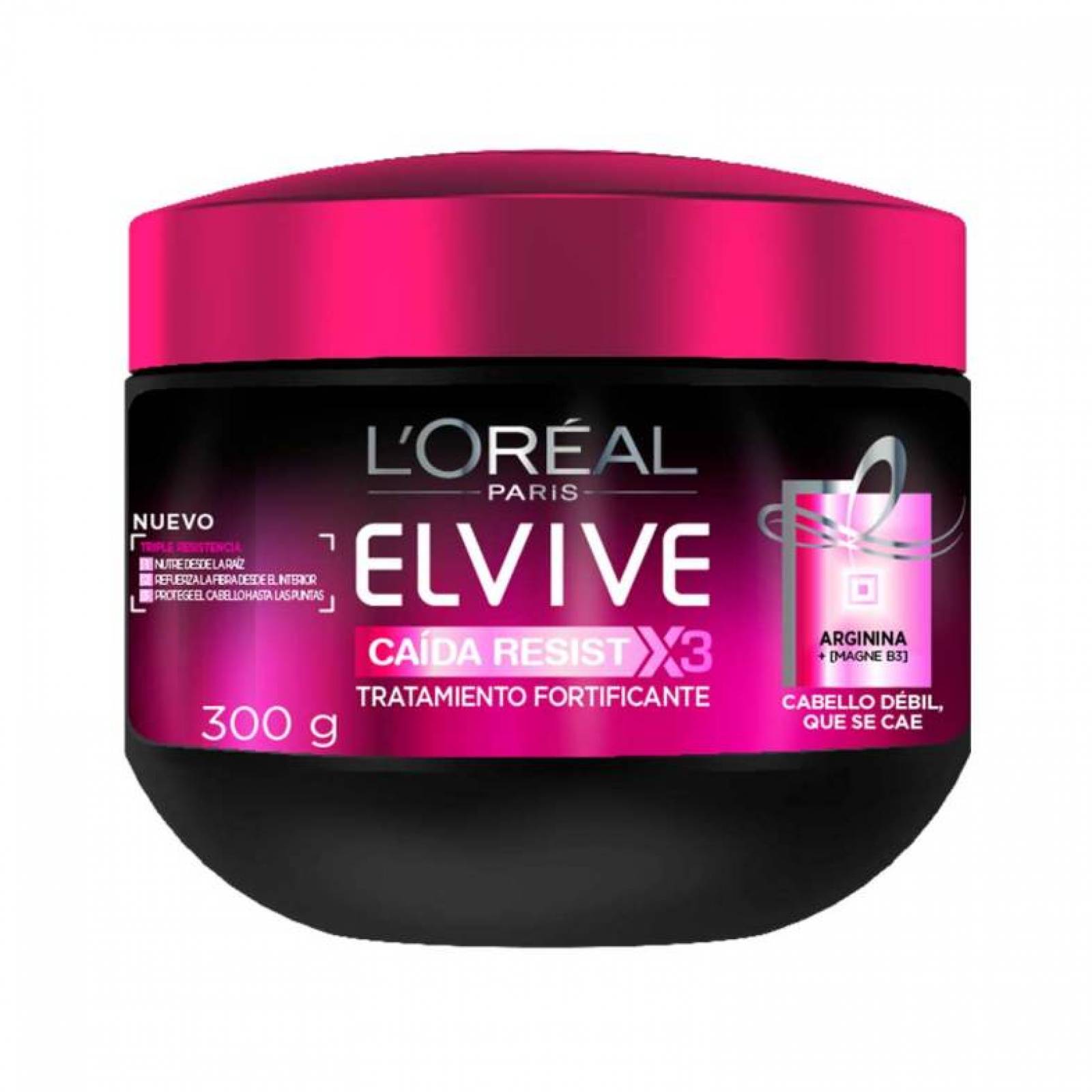 Tratamiento en Crema Loreal Elvive Caida Resist x3 300 gr