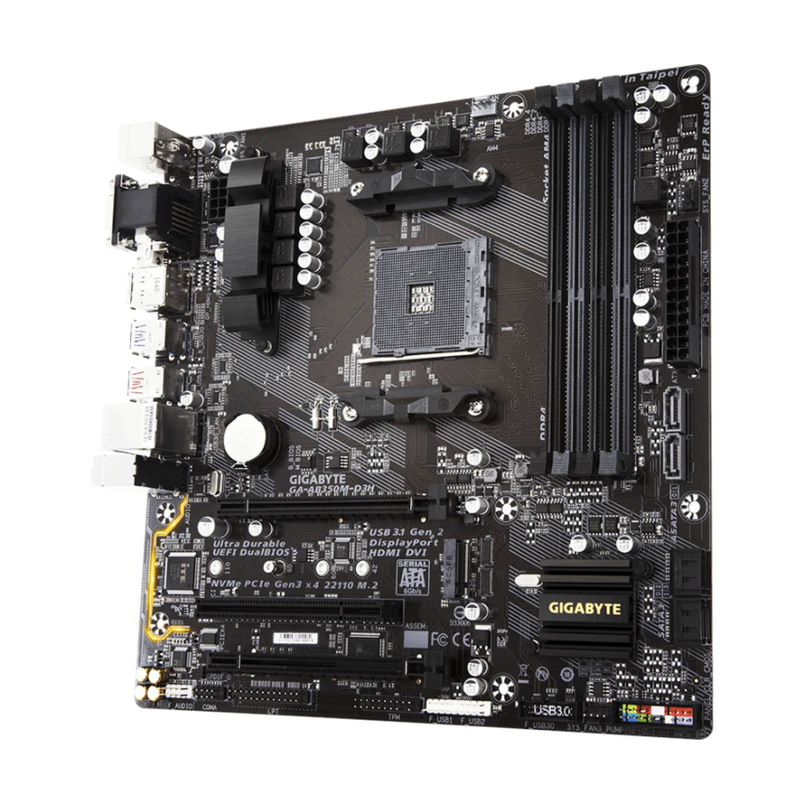 Motherboard GA-AB350M-D3H AM4 AMD Ryzen