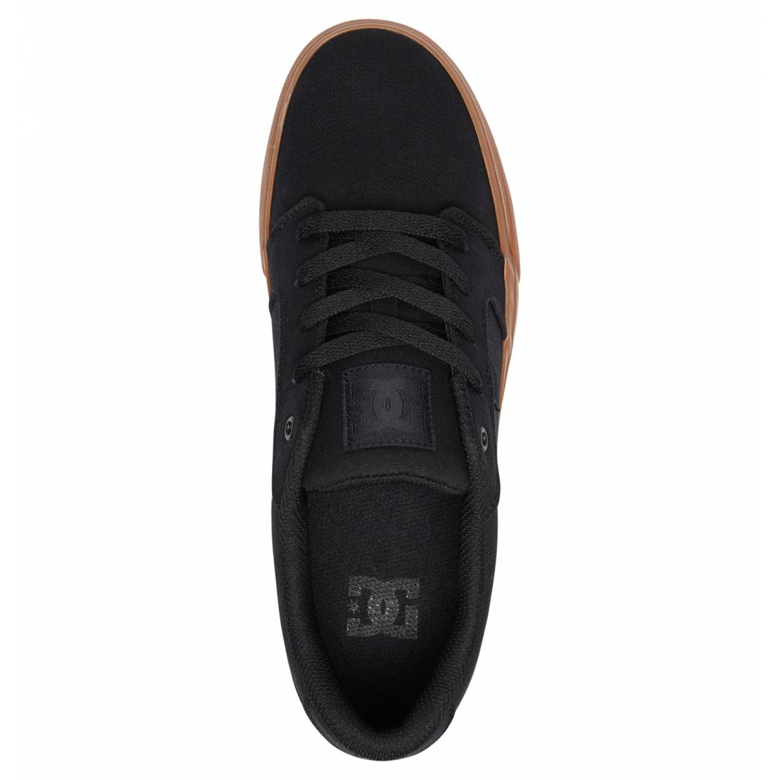 Tenis Calzado Hombre Zapato Casual ANVIL KKG Negro DC Shoes