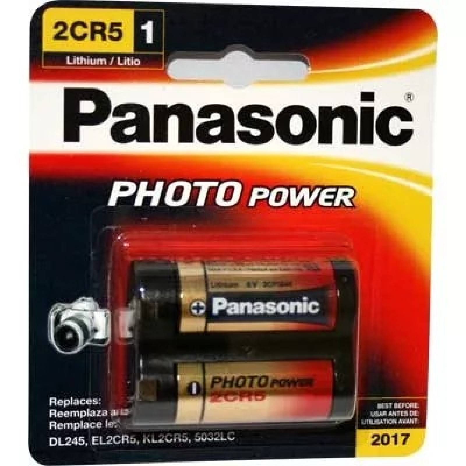 Bateria Panasonic 2CR5 Litio Foto 6 Voltios