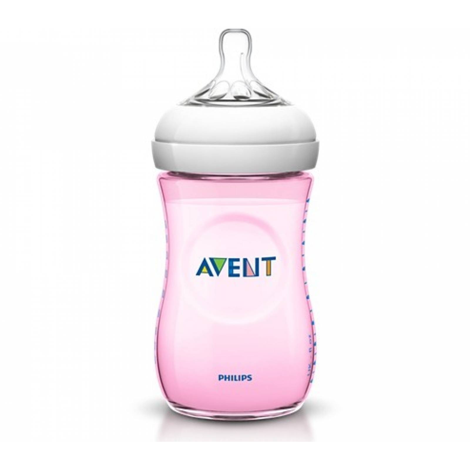 Philips Avent Classic+ Biberon Rosa SCF564/27 – 260 Ml – Sistema Anticolico Senza BPA