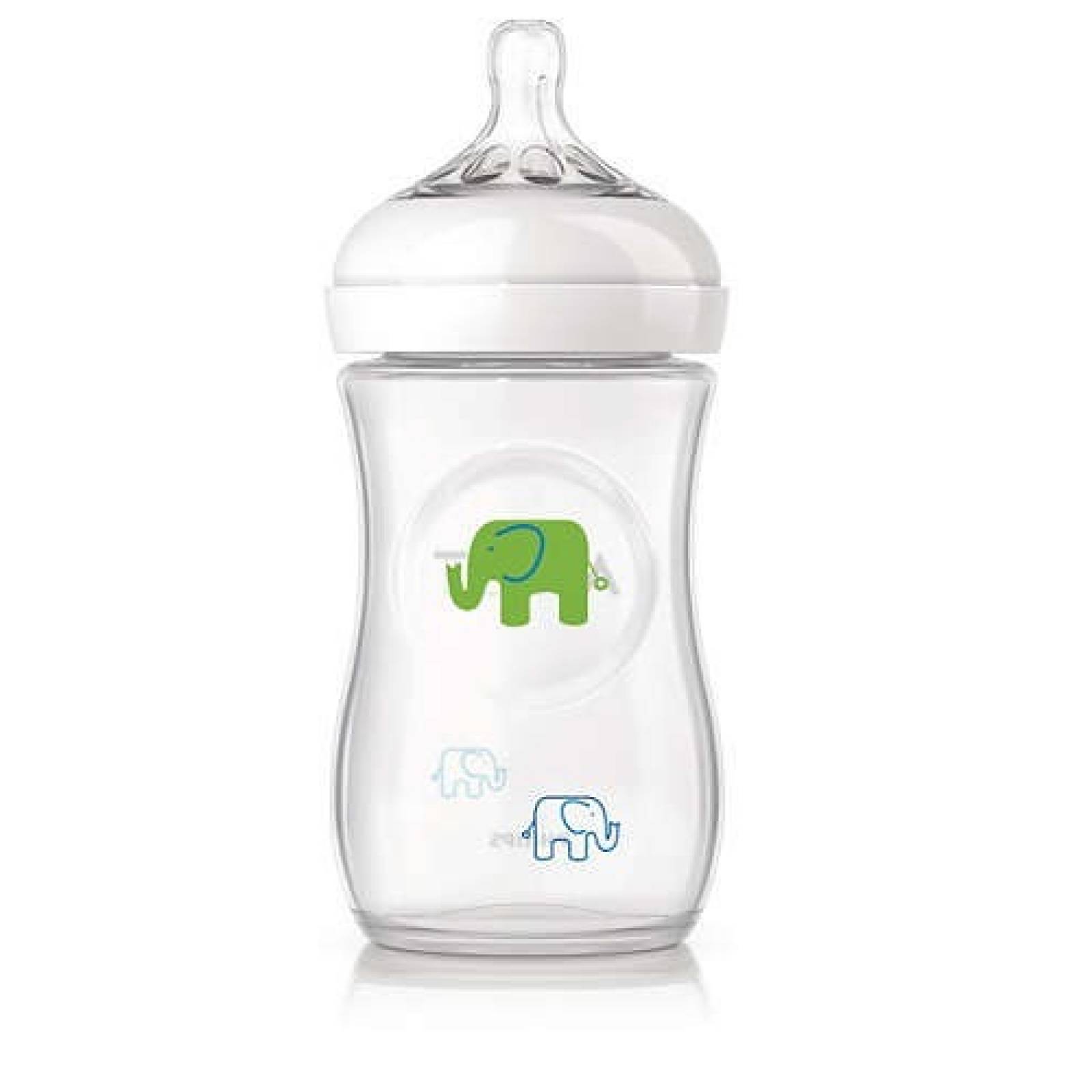 Biberón Philips Avent SCF627/17 Deco-Elepha Natural 9oz 1m+