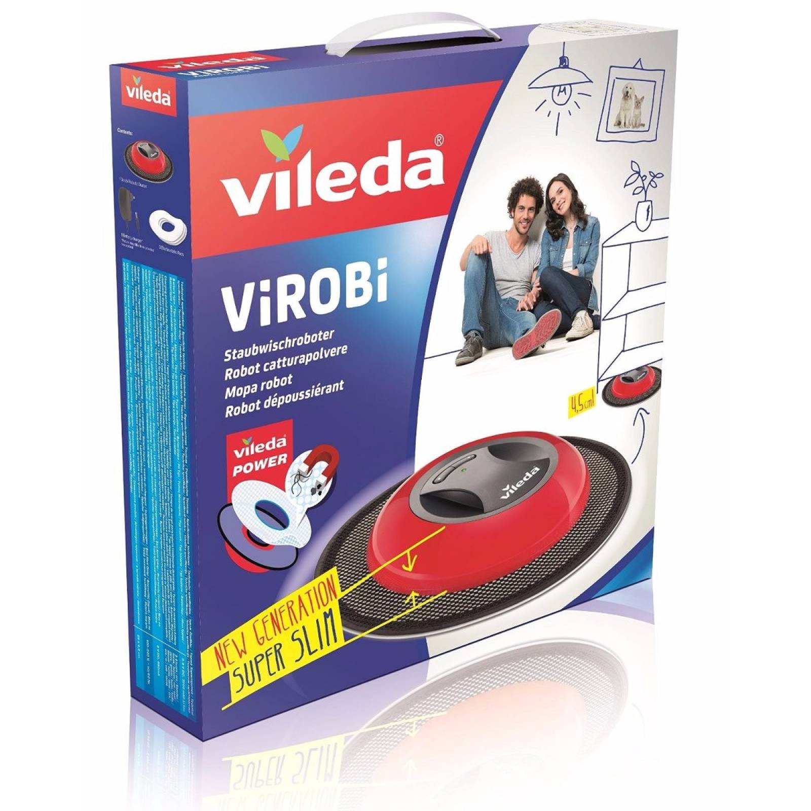 Limpiador Robot Virobi Mopa Tipo irobot Vileda