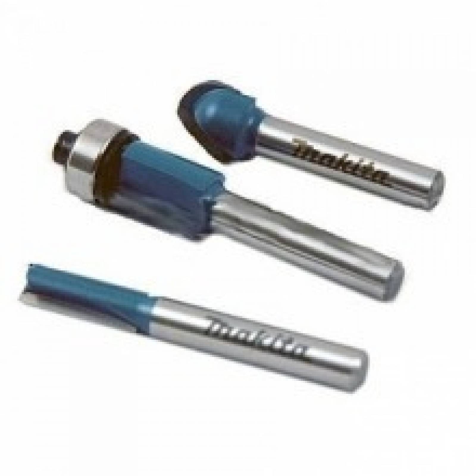 Juego Brocas Fresas P/Router 3 Piezas Makita D16461