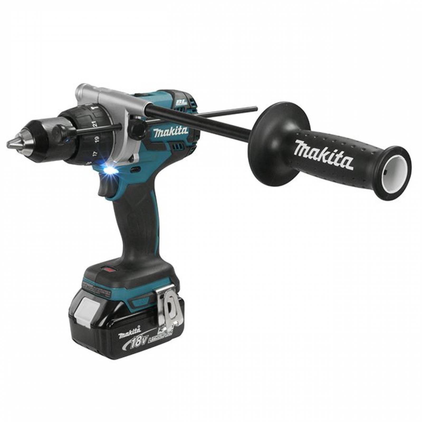 Rotomartillo Makita Taladro Inalambrico 18V VVR 5AH DHP481