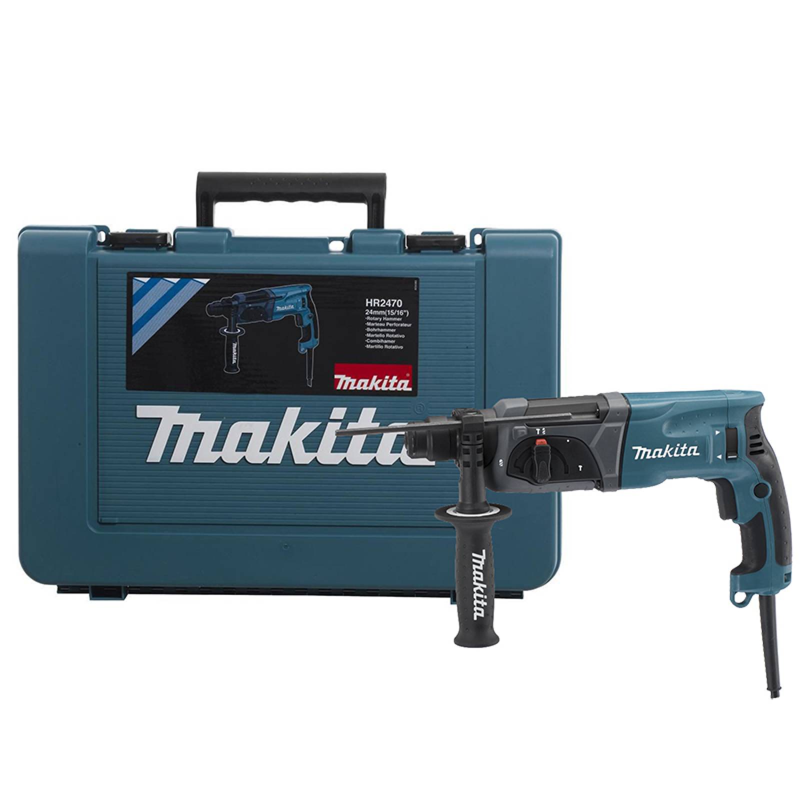 Rotomartillo Makita Taladro SDS Plus 15/16" 780 W HR2470