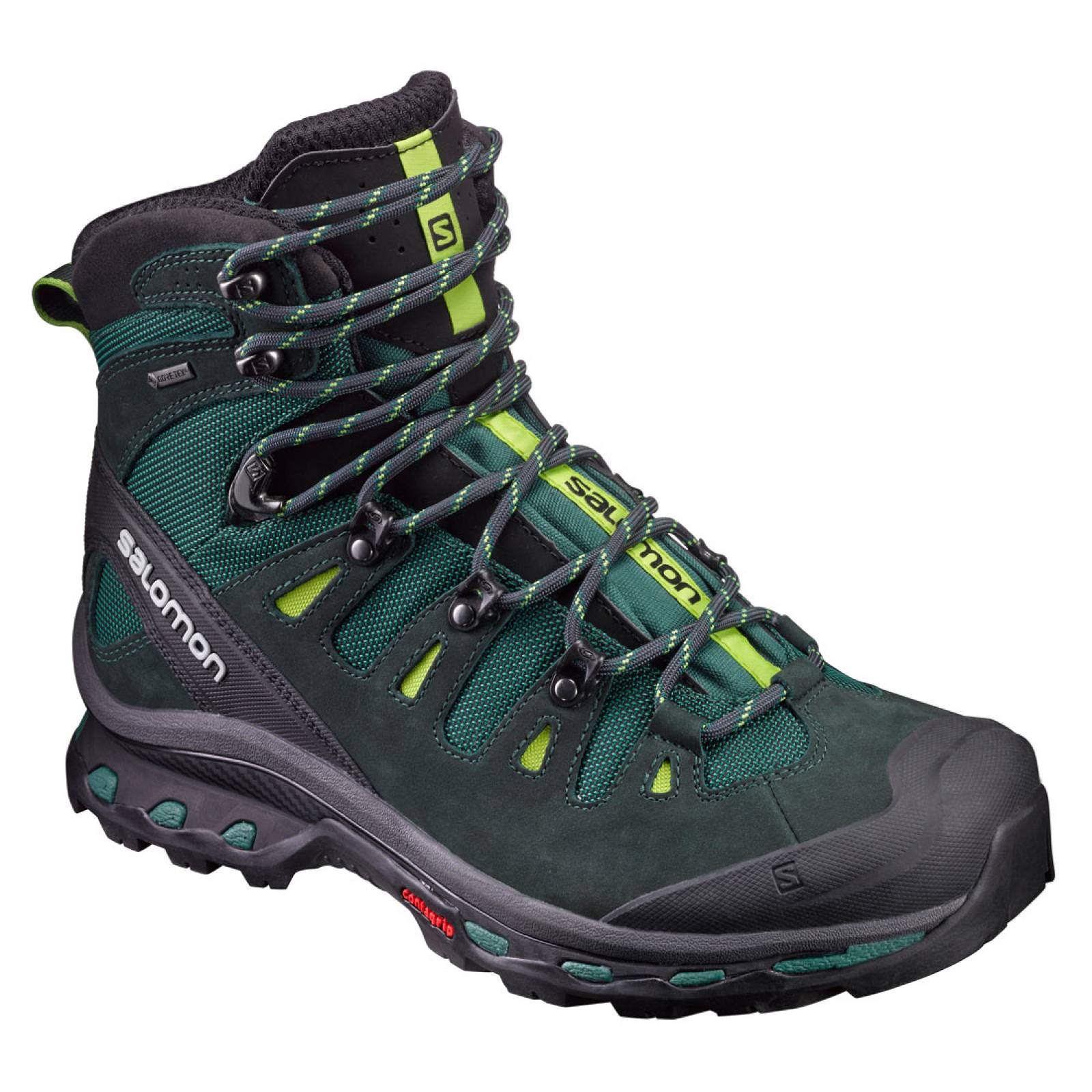 Bota Hombre GORE-TEX Salomon Senderismo Impermeable Verde