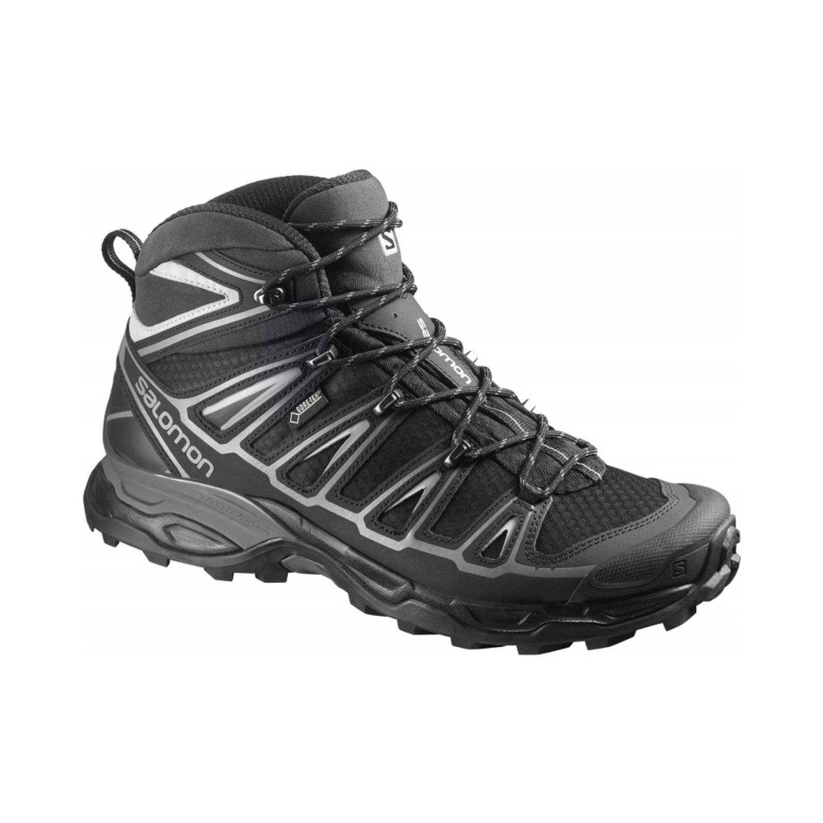 Bota Hombre Ultra Mid2 GTX Salomon Senderismo Gore-Tex Negro