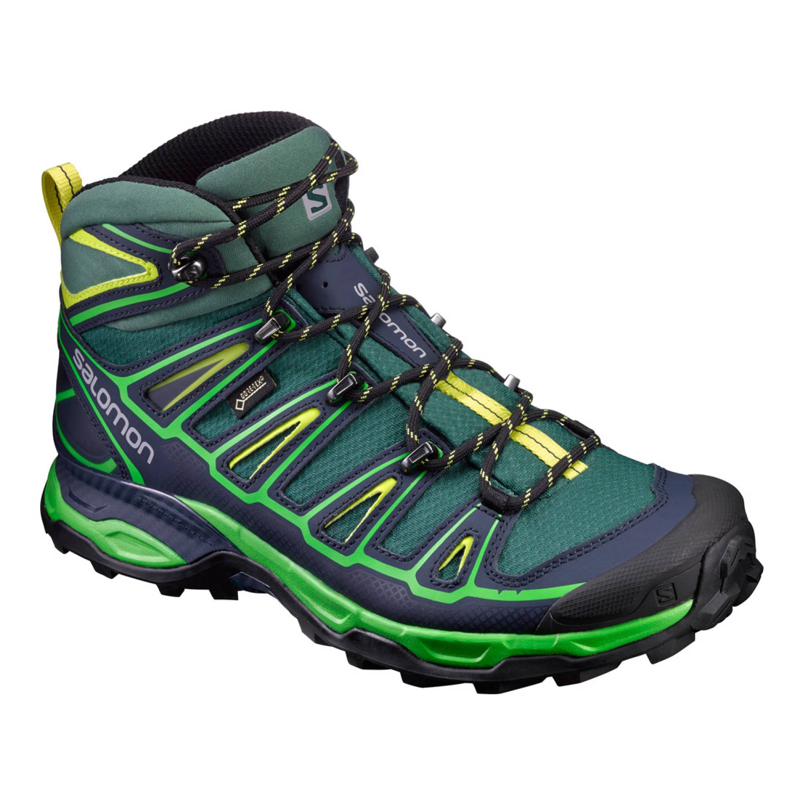 Bota Hombre Ultra Mid2 GTX Salomon Senderismo Gore-Tex Verde