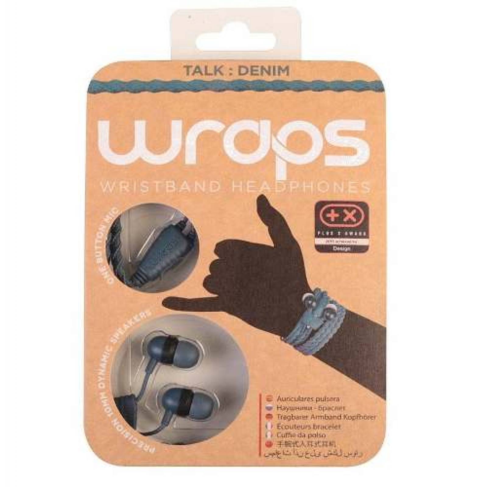 Audífonos Brazalete Wraps Talk Denim