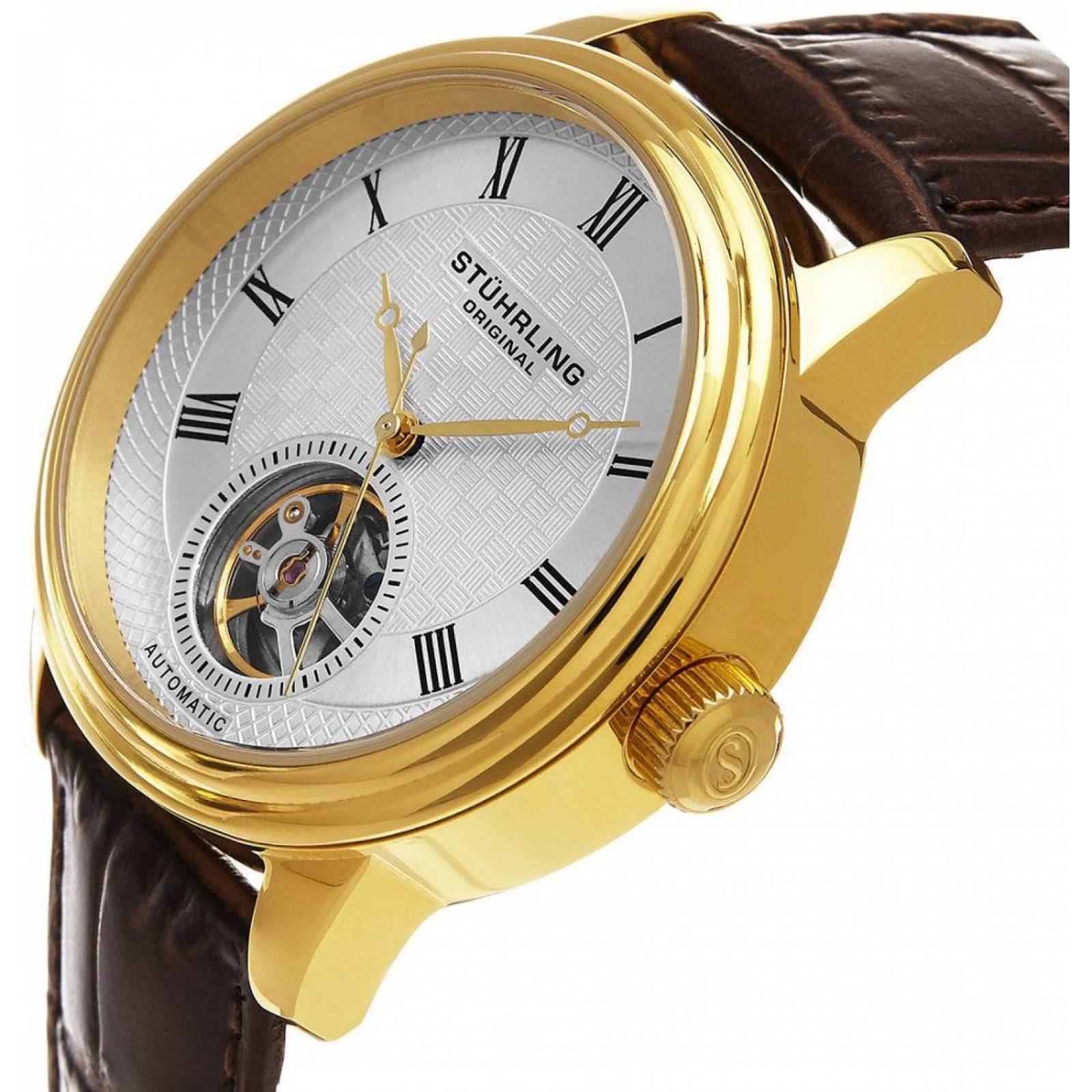 Reloj Hombre Automatico Legacy Color Marron
