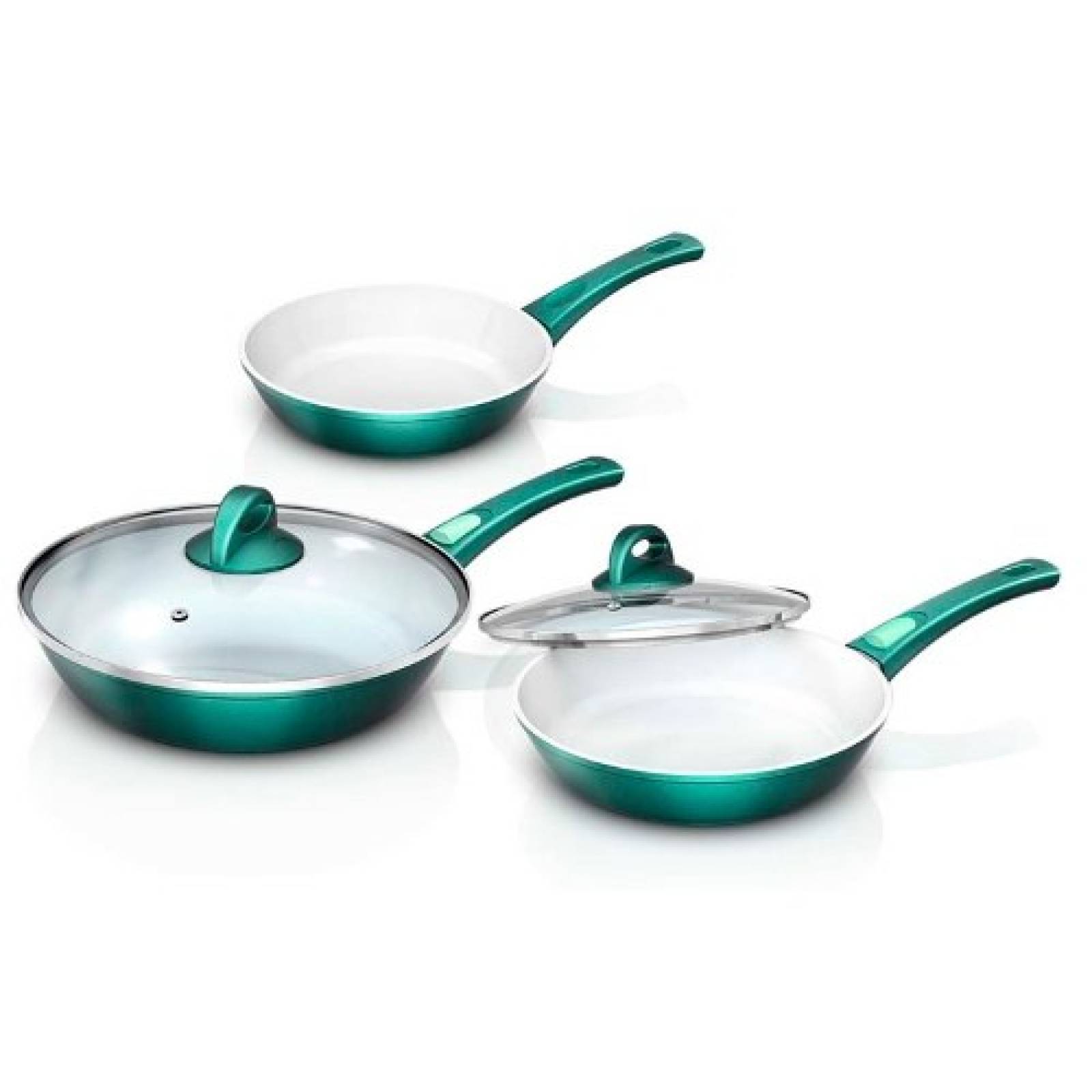 Sartenes Cocina Ceramica Cerafit Fusion Verde