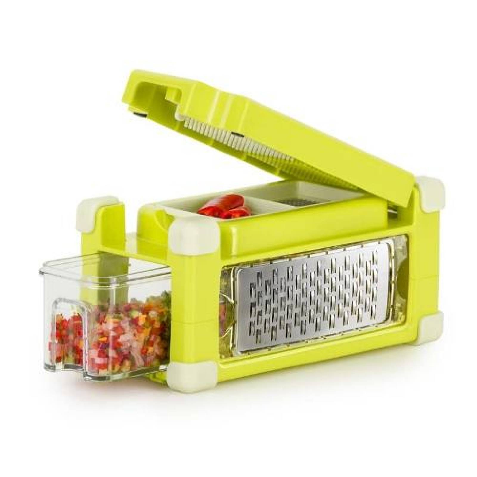 Rebanador para Alimentos Nicer Dicer Magic Cube GourmSet Verde