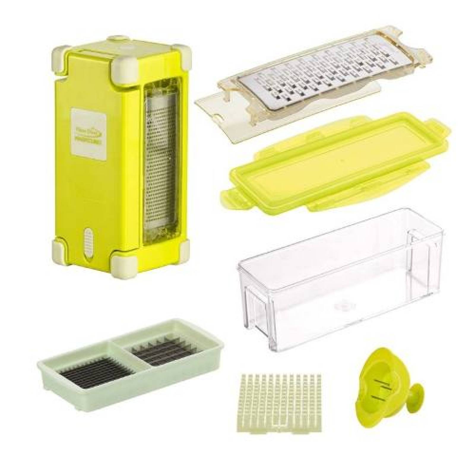Rebanador para Alimentos Nicer Dicer Magic Cube GourmSet Verde