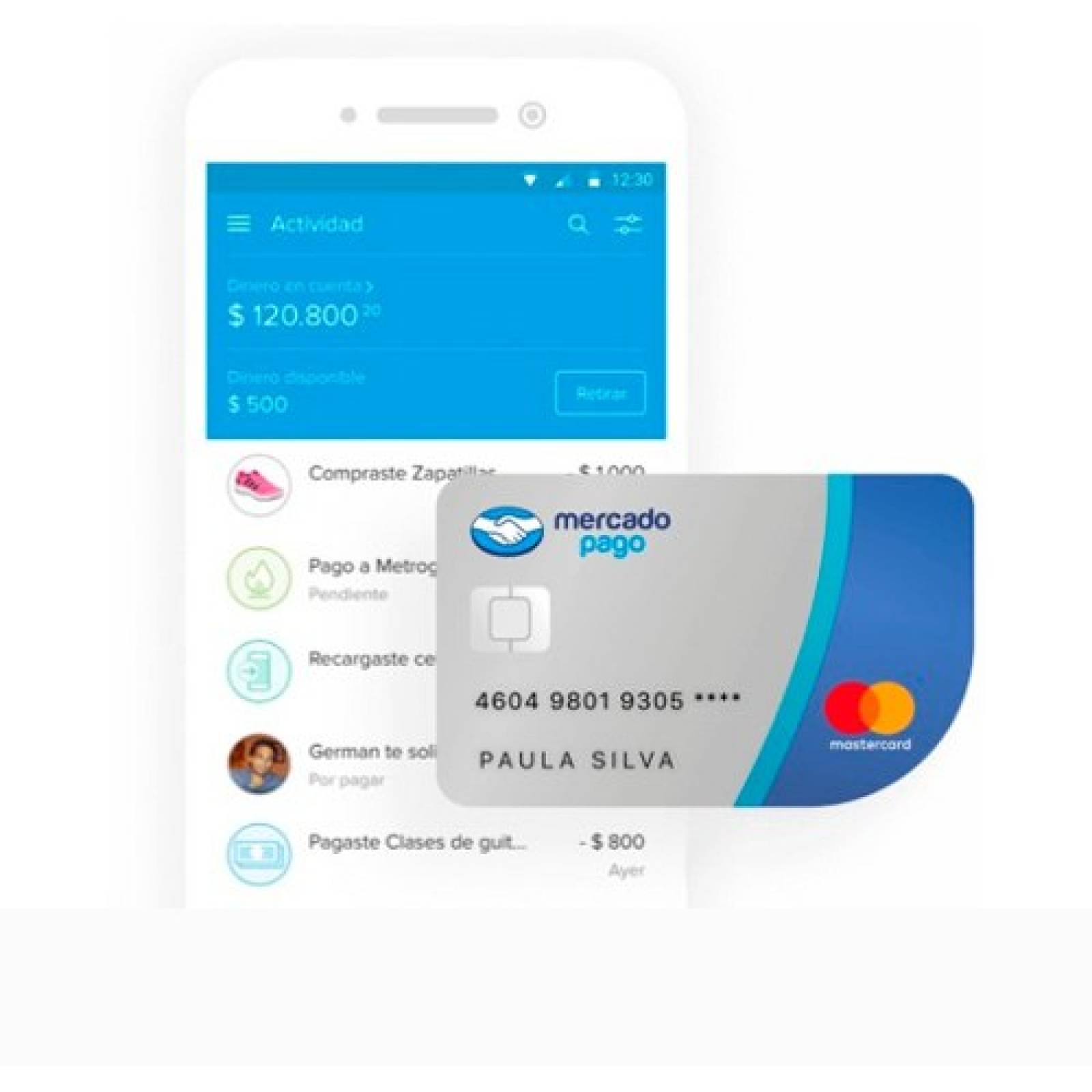 Lector De Tarjetas Con Conexión Bluetooth Point Blue