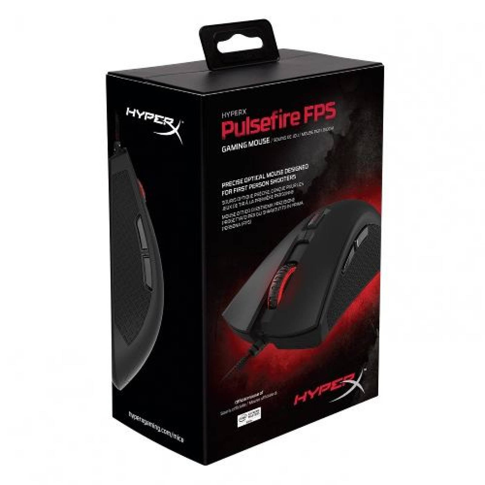 Mouse Gamer Óptico Alambrico Pulsefire FPS HyperX Kingston