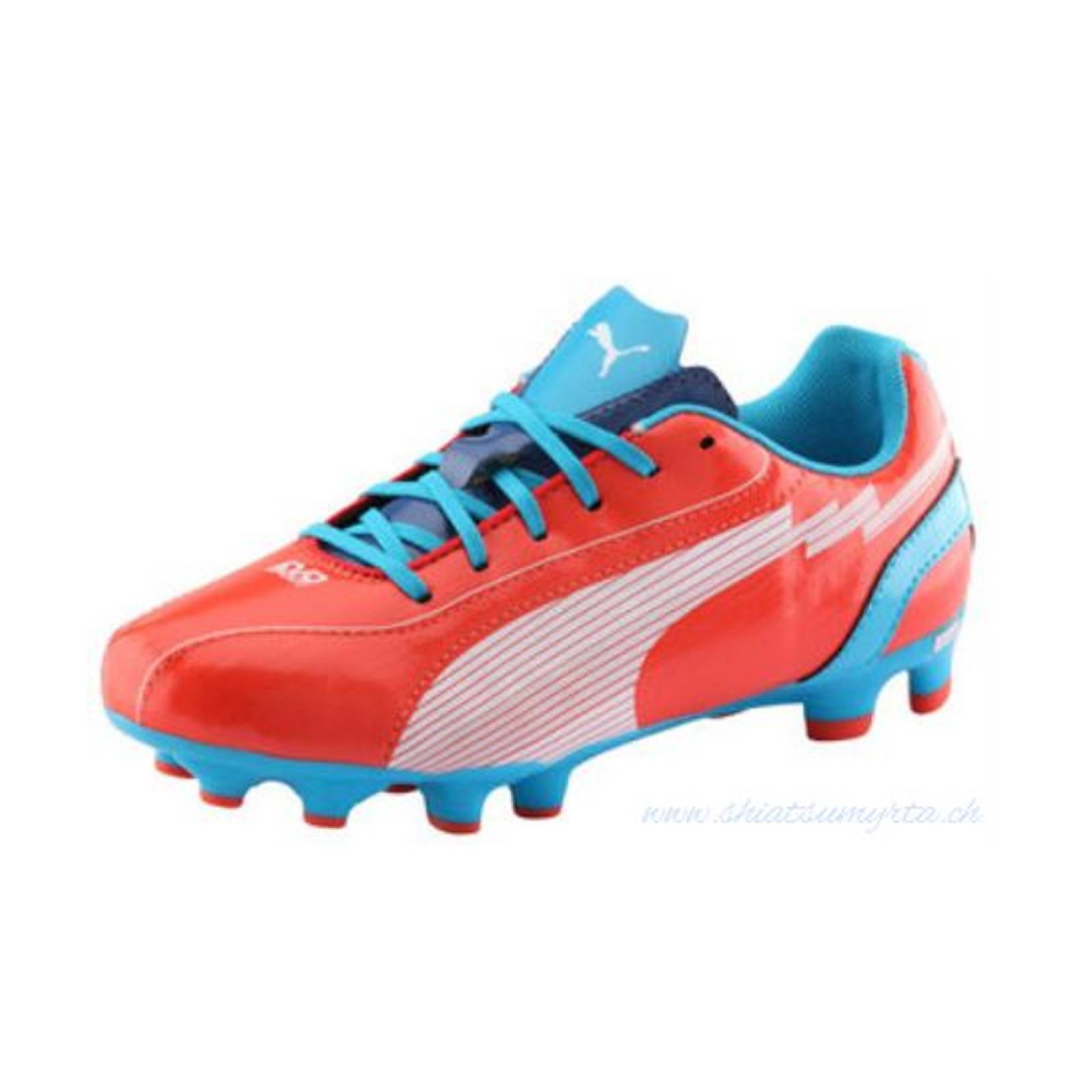 Tenis Fútbol Junior Spike Evo Speed 5 Puma Naranja