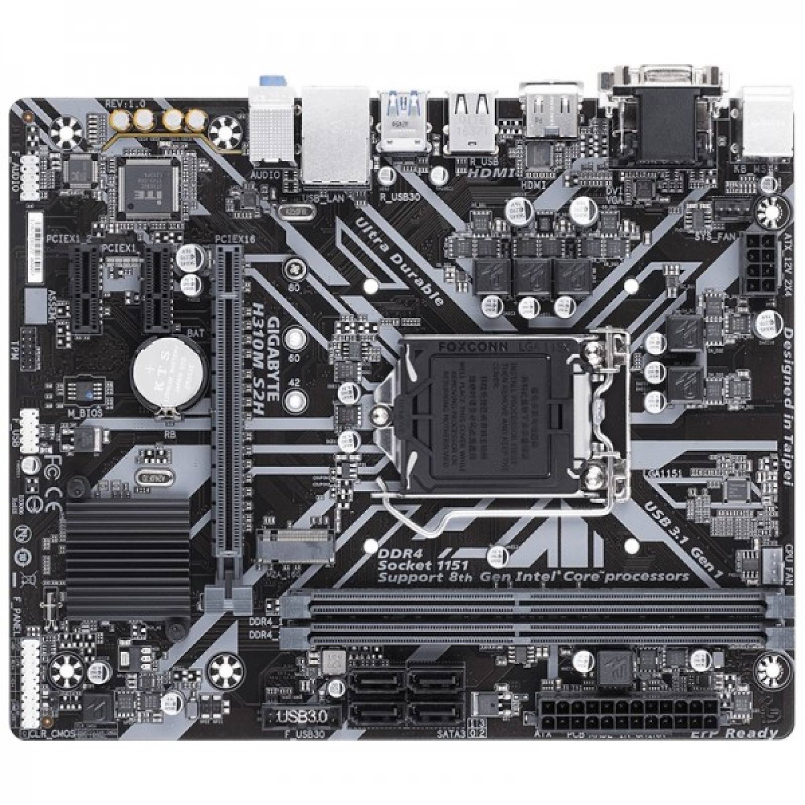 Motherboard H310M-S2H Gaming Ultra Durable Gigabyte