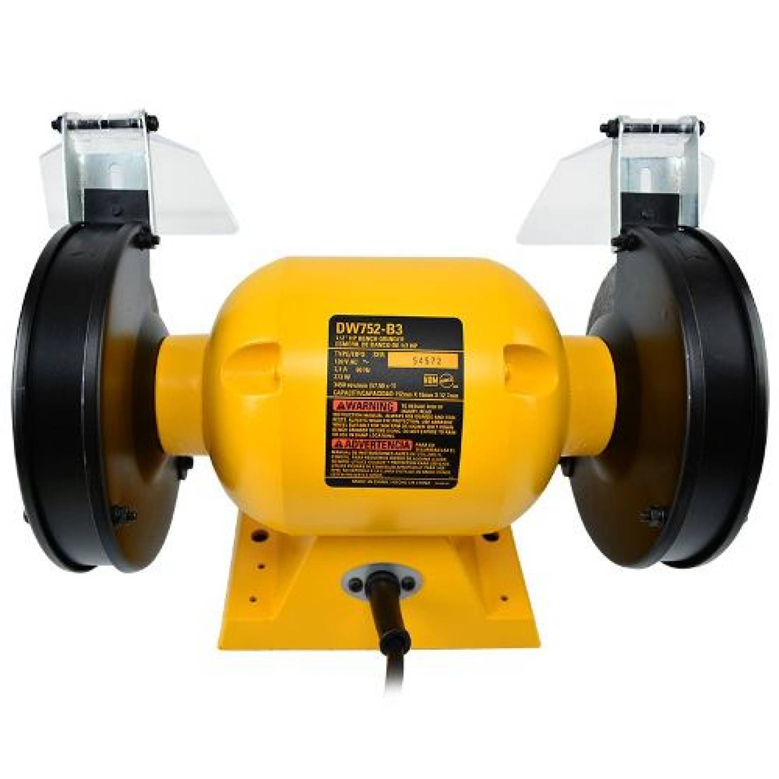 Esmeriladora Esmeril De Banco 6" Dewalt DW752 De 1/2 HP