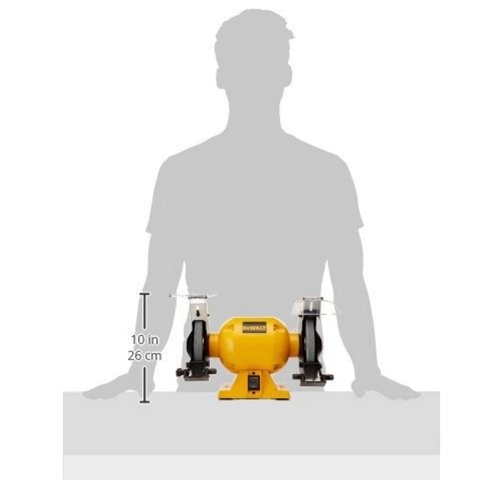 Esmeriladora Esmeril De Banco 6" Dewalt DW752 De 1/2 HP