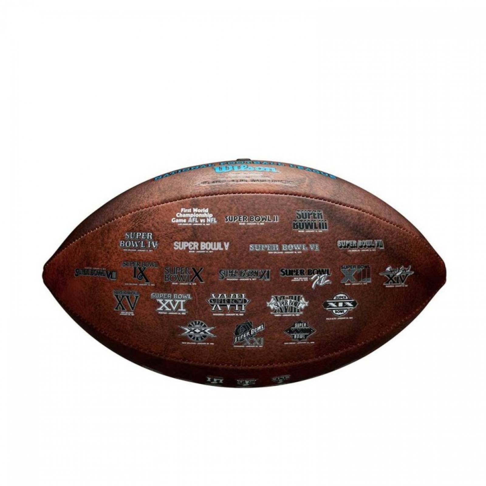 Balon Americano Conmemorativo Super Bowl 52 Piel Wilson