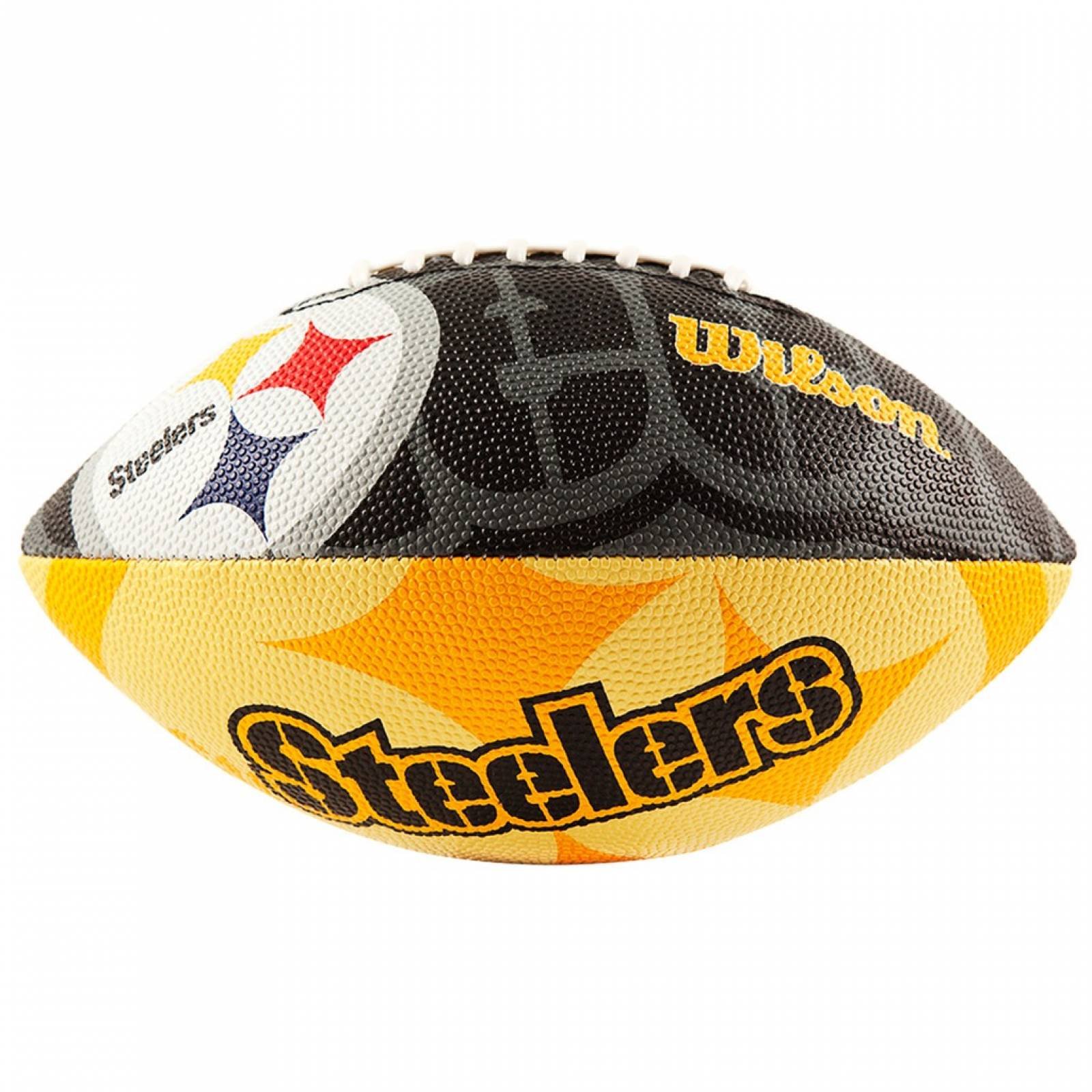 Balón NFL Mini Futbol Americano Hule Pittsburgh Wilson