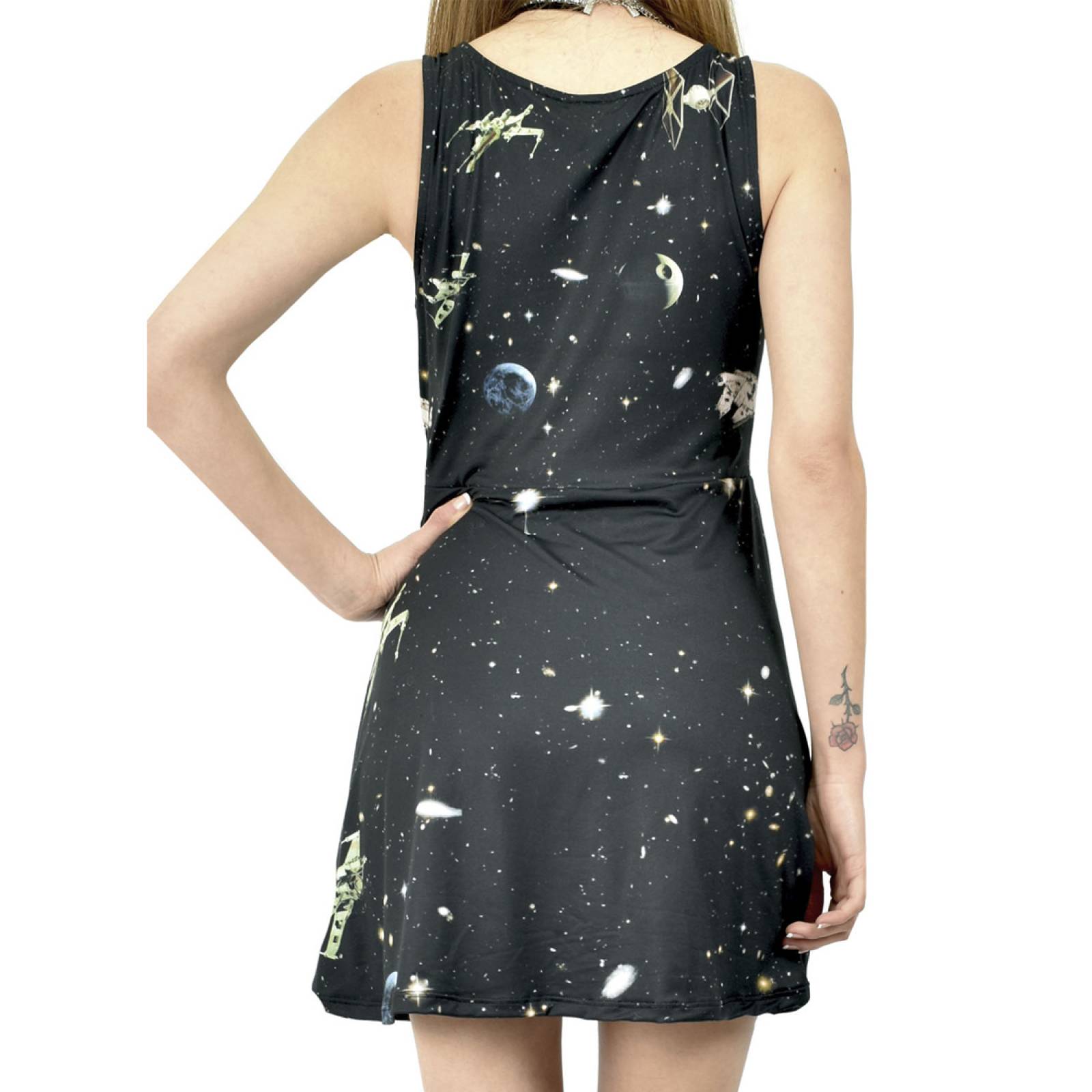 Vestido Corto Sublimado Star Wars Mujer Original Toxic