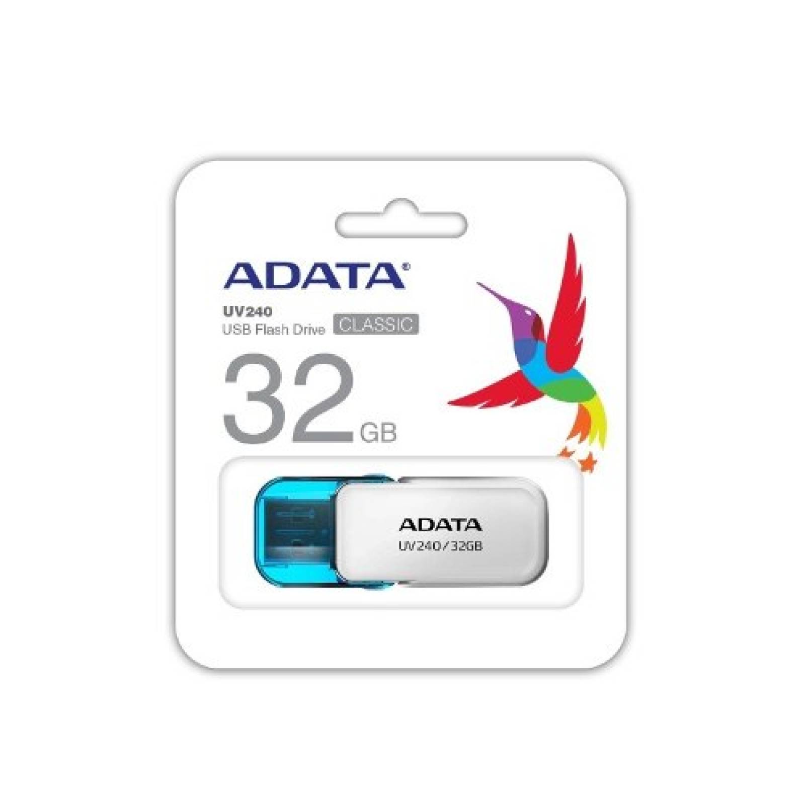 Memoria USB Adata UV240 32GB 2.0 Capucha Abatible