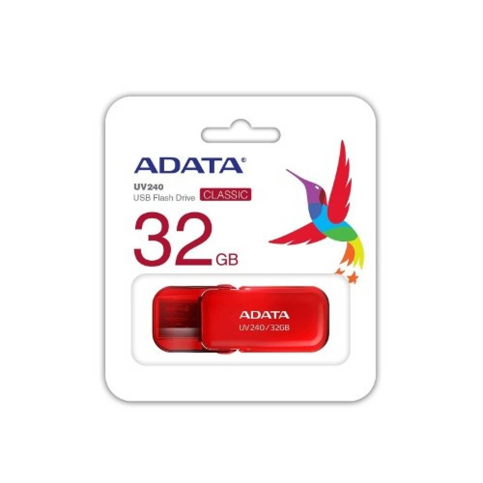 Memoria USB Adata UV240 32GB 2.0 Capucha Abatible