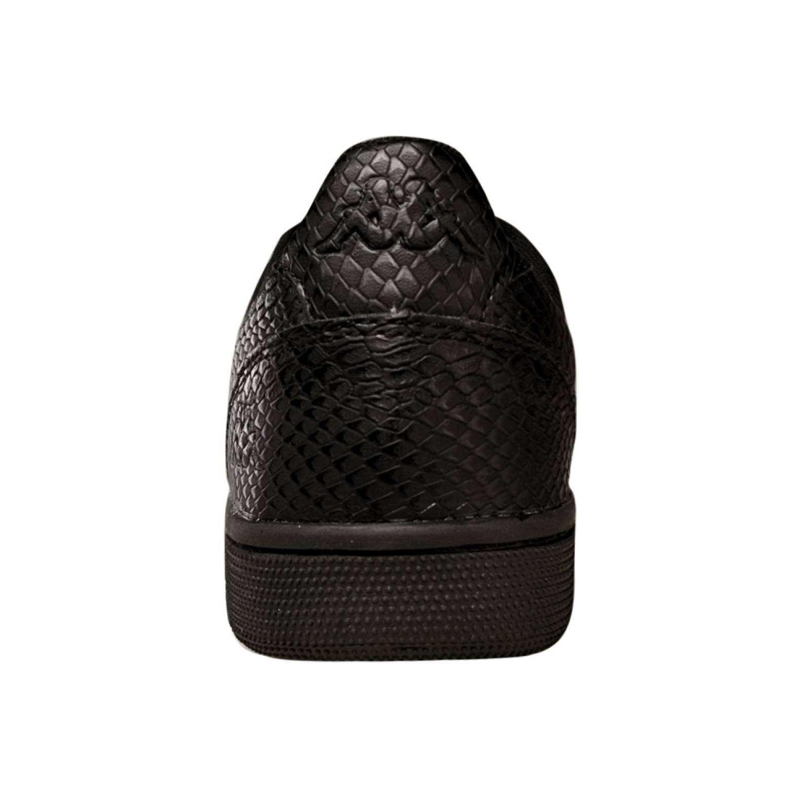 Zapato Tenis Casual Hombre Caballero Moderno Negro Kappa