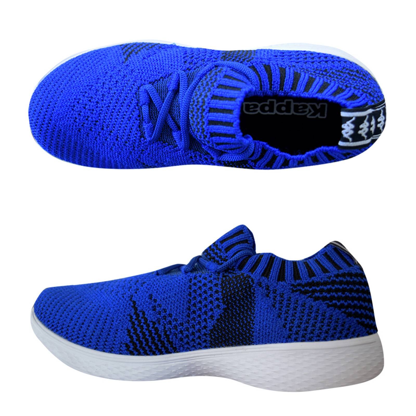 Zapato Tenis Casual Tejido Niño Infantil Azul Rey/Ngo Kappa