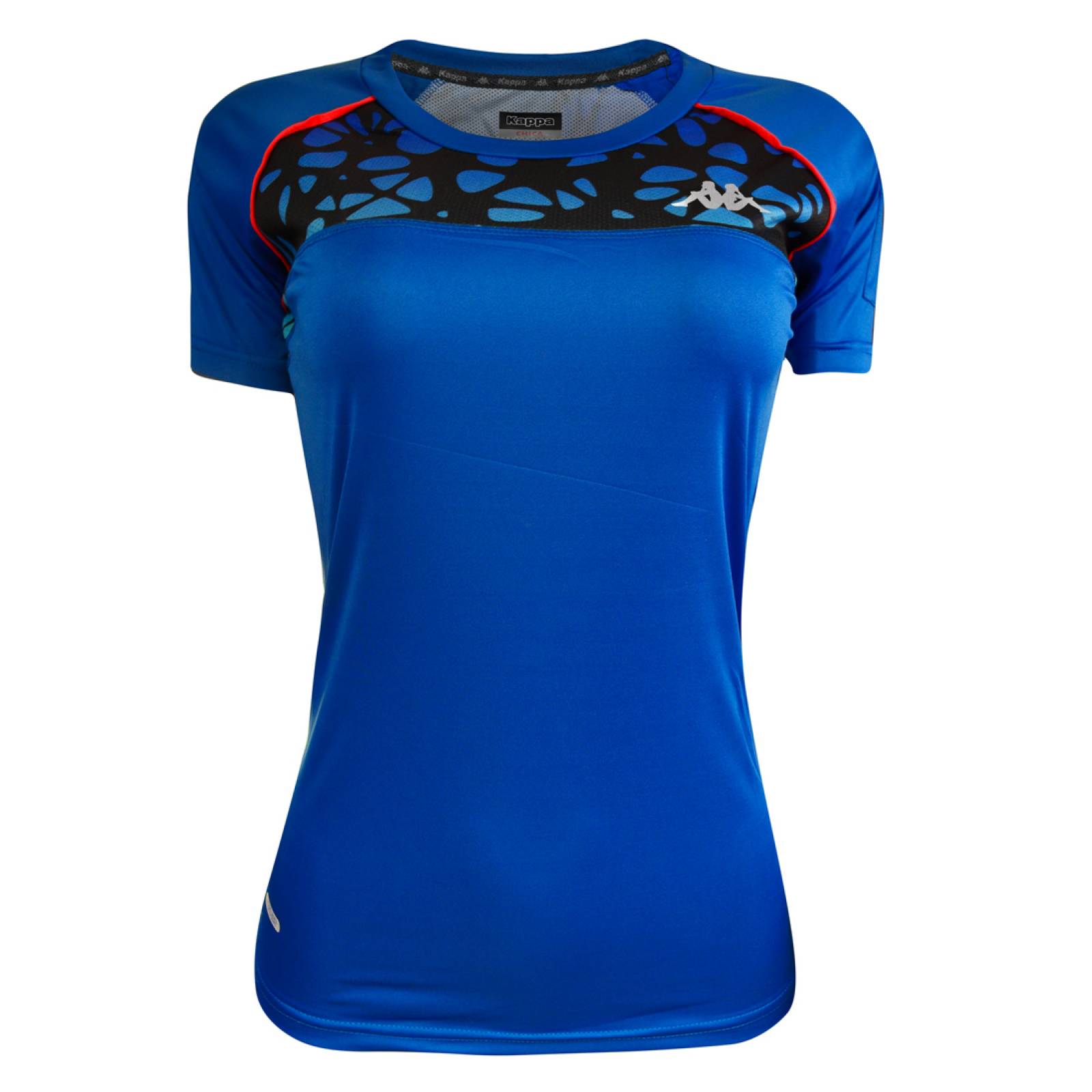 Jersey Playera Manga Corta Sport Dama Mujer Azul Kappa