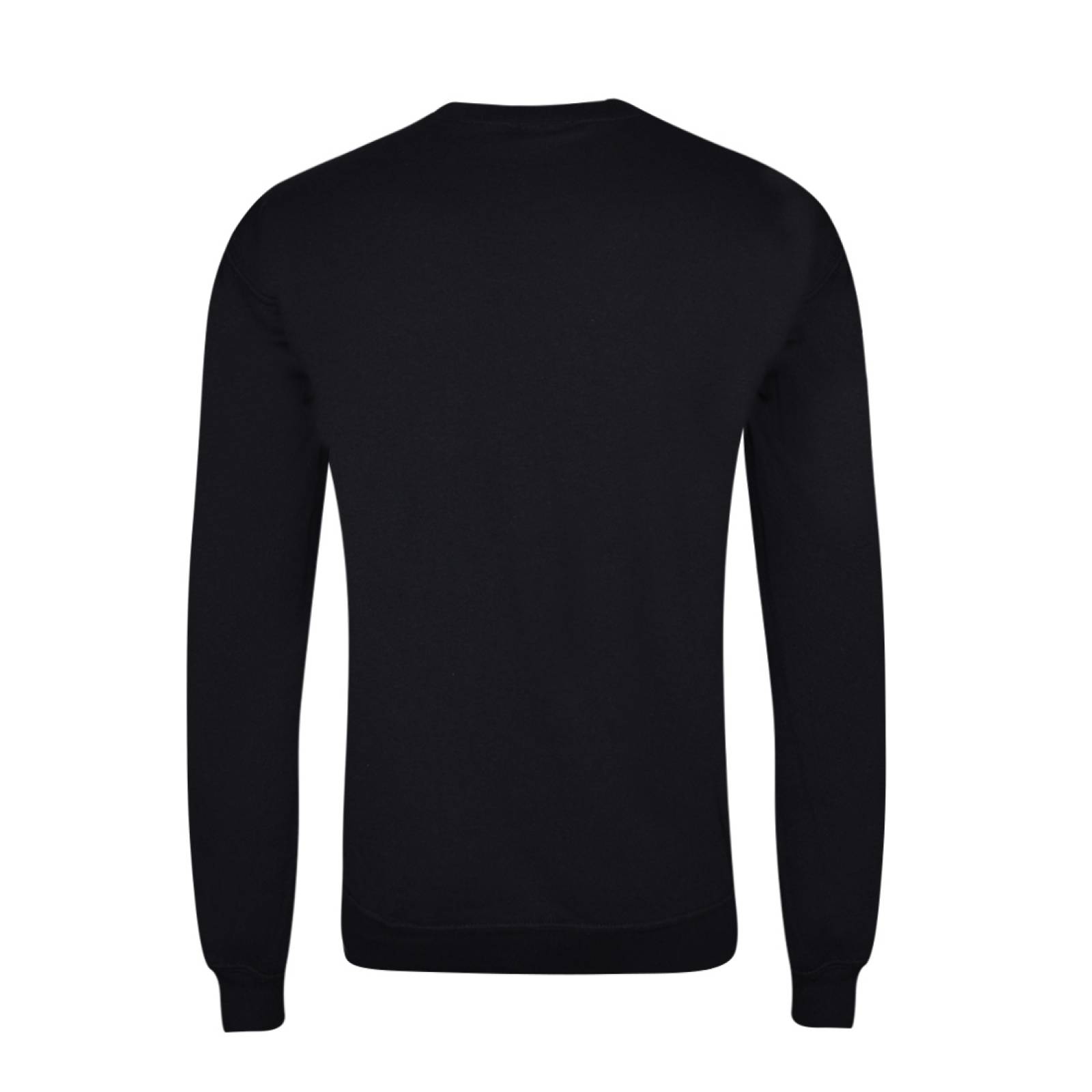 Sudadera Cuello Redondo Hombre Deportiva Sport Negro Kappa